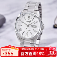 卡西歐（CASIO）手表男 商務(wù)休閑簡約 指針 防水石英男表學生表考試表 MTP-1384D-7A