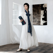 生活在左【林棲作品】2025夏季新品連衣裙女 米白 M