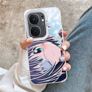 HERONSWINGVIVO iQOONEO9彩銀手機neo9pro動(dòng)漫iqooneo9spro＋二次元防摔軟邊 【彩銀殼-透白】小鳥(niǎo)游六花 VIVO iQOONEO9S PRO+