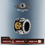 ROCK&RIDE重生骷髏轉(zhuǎn)運(yùn)吊墜項(xiàng)鏈 S925銀個(gè)性潮流 送男友 骷髏轉(zhuǎn)運(yùn)吊墜