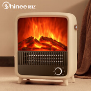 賽億（Shinee）壁爐暖風(fēng)機取暖器臺地兩用家用電暖氣片烤火爐 大面積輕音節能電熱風(fēng)扇炭火暖風(fēng)機