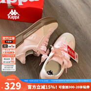 KAPPA卡帕女鞋厚底滑板鞋子女2025秋季新款運(yùn)動(dòng)休閑鞋軟底德訓(xùn)鞋小粉鞋 奶茶粉 38