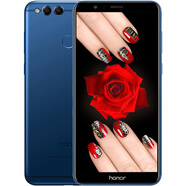 榮耀（HONOR）/ 暢玩7X通4G指紋人臉解鎖學(xué)生老人智能游戲手機(jī)  輕微 使用 痕跡 極光藍(lán) 4GB+64GB 套餐一 5成