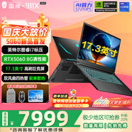 雷神911X 17.3英寸大屏滿(mǎn)血5060暢游戲本學(xué)生編程AI設計師筆記本電腦 標壓i7H/5060/17.3寸2.5K 16G內存|1T固態(tài) 標配