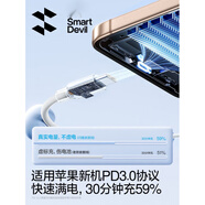 小米（MI）適用蘋果16充電線器iphone15promax手機(jī)快充數(shù)據(jù)線寶車載雙頭typec接口ctoc平板ipad編織pd官 【新品權(quán)益】限時(shí)搶前50名立減5元一年質(zhì)保，用壞換 1.2m