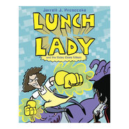 英文原版 Lunch Lady 食堂阿姨 系列9本 熱血爆笑幽默漫畫(huà) 食堂阿姨9：視頻游戲