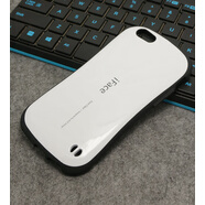 IFACE MALLiface適用蘋(píng)果iphone6手機殼掛繩6splus保護套防摔殼潮6p殼加厚加硬弧形小蠻腰三防殼硅膠保護套鏡 白色 iPhone6