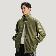 阿迪達斯 （adidas）三葉草系列 男女CTT 3.1 SOFT 運動(dòng)夾克外套 KT3847 深橄欖綠 M