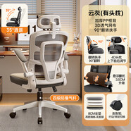 熊哲察學(xué)習(xí)椅人體工學(xué)高中生學(xué)習(xí)椅子可升降青少年初中學(xué)生寫字椅宿舍書 到家三代逍遙-白框灰-四防爆氣1 腳90°翻轉(zhuǎn)扶手