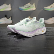 李寧2025新款飛電5 challenger女子減震回彈競速比賽跑鞋ARMV002 ARMV002-21柔水藍 35.5