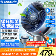 格力（GREE）語(yǔ)音控制抑菌空氣循環(huán)扇直流變頻遙控電風(fēng)扇家用搖頭電扇一級(jí)能效對(duì)流風(fēng)扇落地扇 FXDZ-2072Bvg3