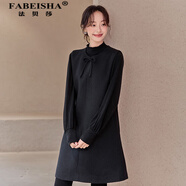 法貝莎女裝黑色羊毛背心裙女2025春秋季寬松大碼小個(gè)子毛呢a字裙子 單件黑色背心裙 S 105斤以?xún)?
                                         title=
