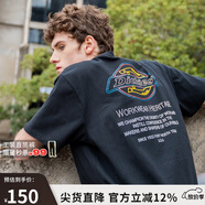 dickies【經(jīng)典款】Dickies短袖純棉舒適男女同款LOGO印花無(wú)憂(yōu)搭T恤男7310 黑色 M