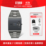 storm英倫風暴NEW REMI SQ系列方表 鐳射鏡面旋轉表盤男士手表石英腕表 47430/IP/GY【順豐】