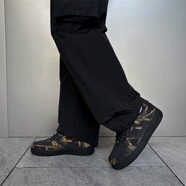 耐克（NIKE）Air Force 1 AF1男鞋黑棕迷彩時(shí)尚百搭耐磨舒適休閑運(yùn)動(dòng)低幫板鞋 IH1221-001黑棕 42 (265mm)