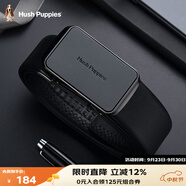 暇步士（Hush Puppies）皮帶男腰帶牛皮自動(dòng)扣商務(wù)休閑褲帶精致禮盒裝生日禮物送男友 
