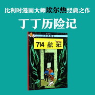 新版丁丁歷險記·大16開(kāi)：714航班 兒童文學(xué)讀物 小學(xué)生課外閱讀故事書(shū)