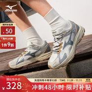 美津濃（MIZUNO）【RACER S 1.0】軟底輕便運動跑步鞋男女同款緩震透氣休閑慢跑鞋 01/日系丹寧 41 (265mm)