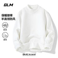 GLM毛衣男秋冬季重磅加厚半高領長袖針織衫男士潮流寬松保暖打底衫