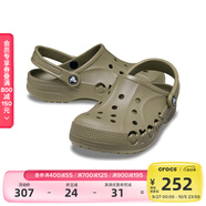 卡駱馳（CROCS）洞洞鞋貝雅男鞋女鞋輕便耐磨一腳蹬拖鞋休閑鞋|10126 卡其色-260 36 /37(220mm)