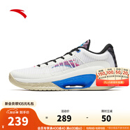 安踏（ANTA）【三分雨LITE V2】籃球鞋男耐磨防滑透氣專業(yè)實(shí)戰(zhàn)低幫運(yùn)動(dòng)鞋 紙莎白/黑-4 39 (男6.5碼)