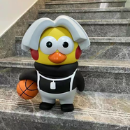 TKHE超大號雞你太美手辦蠟筆小新惡搞IUN蔡徐坤模型公仔擺件禮物男女 大號 優(yōu)質(zhì)版雞你太美手辦42cm