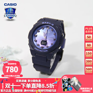 卡西歐（CASIO）【送禮物】女手表BABYG多彩夏日BGA-320海洋系運動(dòng)學(xué)生電子表 BGA-320-2APR漸變藏藍