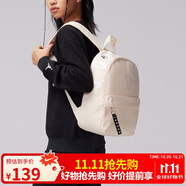 Jordan男女喬丹 聚酯纖維 經(jīng)典大Logo 雙肩包書包DV5304-219珍珠白 均碼