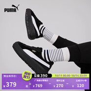 彪馬（PUMA）【厚底鞋】女經(jīng)典復古增高休閑鞋松糕鞋 PLATFORM 372613 黑色-白-01 40