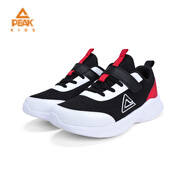 匹克（PEAK）兒童運動(dòng)鞋春秋新款童鞋中大童密網(wǎng)鞋子男孩跑鞋兒童跑步鞋 黑色/大紅 34