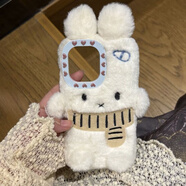 FANCYCHIC圍巾米菲兔蘋(píng)果16ProMax毛絨手機殼iPhone15/14可愛(ài)13/12/11網(wǎng)紅 蘋(píng)果 iPhone 5s 白毛絨【圍巾米菲兔】