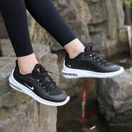 耐克（NIKE）運動(dòng)鞋女鞋2025秋冬季新款AIR MAX氣墊鞋子緩震透氣休閑跑步鞋 黑色AA2168-002 35.5