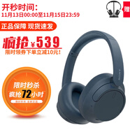 索尼（SONY）WH-CH720N 無(wú)線(xiàn)降噪立體聲耳機 頭戴式無(wú)線(xiàn)藍牙主動(dòng)降噪耳機 AI智能降噪 手機網(wǎng)課游戲耳麥禮物 藍色