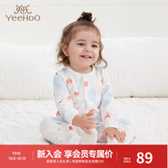 英氏（YEEHOO）嬰兒衣服嬰兒連體衣新生兒衣服寶寶衣服春秋爬服2歲-3歲