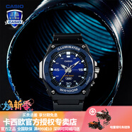 卡西歐（CASIO） 男表女表卡西歐手表男女情侶表學(xué)生時(shí)尚運動(dòng)表太陽(yáng)能雙顯電子表 MW-620H-2AVDF卡多魯 新一代