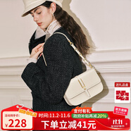 蔻一（Cnoles）包包女包真牛皮品牌女士斜挎馬鞍腋下包生日禮物送老婆實(shí)用走心款