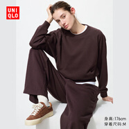 優(yōu)衣庫女裝短衛衣/運動(dòng)衫套頭衫479602 39 棕黑色 S /155/80A