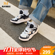361°男鞋運(yùn)動(dòng)鞋冬季新款361男加毛籃球鞋 羽毛白/曜石黑 42