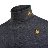 南極人高領(lǐng)加絨打底衫冬季高領(lǐng)打底衫男加絨加厚保暖內(nèi)衣黑色長袖t恤潮 高領(lǐng)灰NY S （85-95斤）