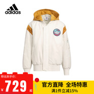 阿迪達斯 （adidas）童裝兒童龍年新年款外套阮菲菲聯(lián)名時尚印花大童運動棉服IW7654 IW7655 152cm