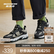 斯凱奇（Skechers）云野丨徒步鞋男女戶(hù)外防護(hù)抓地耐磨運(yùn)動(dòng)跑步鞋運(yùn)動(dòng)鞋 【男款】棕色/黑色/BRBK 39.5