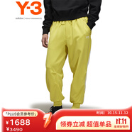 Y-3【專柜同款】y3 3S CUF PANT男士休閑褲52-JL6675 檸檬黃 M