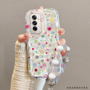 玲琉 適用opporeno12pro手機殼新款全包12pro高級感Reno14/13趣味創(chuàng  )意reno11保護套硅膠11po卡通防摔鴨 彩色糖果星星-帶手鏈 OPPO Reno12 