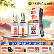 迎駕貢酒 【年貨送禮】暢飲升級 迎駕銀星濃香型送禮國產(chǎn)白酒 42度 520mL 2瓶 （含禮袋）