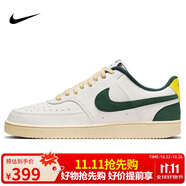 耐克NIKE男子板鞋經(jīng)典COURT VISION運動鞋F(xiàn)D0320-133帆白綠42