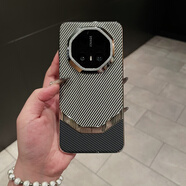 華為（HUAWEI）【品質(zhì)原裝】適用華為mate70rs非凡大師手機殼新款mate70pro+電鍍 【灰色】高品質(zhì)*碳纖維紋*精孔鏡頭 OPPO_Find_X8