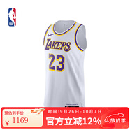 耐克耐克NBA-洛杉磯湖人詹姆斯Authentic Jersey成人速干球衣夏季 詹姆斯 2XL