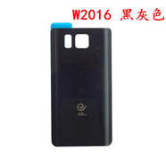 SS適配三星W2016 W2017電池蓋W2018 G9298玻璃后蓋W2019后殼 W2016玻璃后蓋(黑灰)