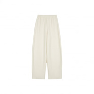 KEIGAN開間/澳洲針織羊毛溫暖顯瘦直筒褲 口碑過(guò)冬神褲易打理香蕉奶奶褲 羊毛白 M 36 （預(yù)訂15天發(fā)）