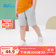 361°兒童短褲夏季男女童3-12歲透氣運動(dòng)褲梭織五分褲 灰 101